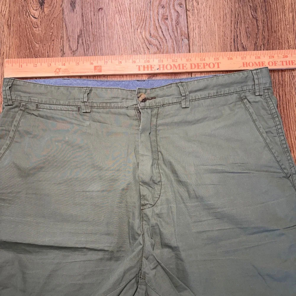 Polo Ralph Lauren Relaxed Fit Chino Shorts Mens 35 Olive Green Cotton Preppy